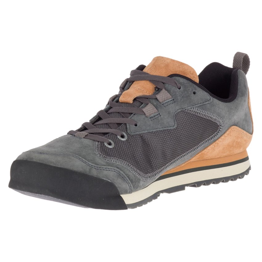 Basket Merrell Burnt Rock Travel Suede Grise Foncé Homme | G.C.TRIK